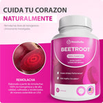 Beetroot 60 Caps - Presión Arterial Saludable y Circulación Natural - Un Aporte de Energía